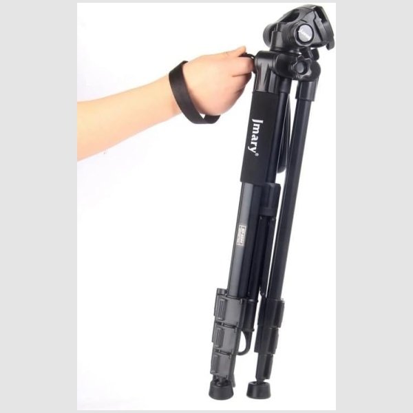 Jmary KP-2254 2-In-1 Aluminum Tripod for All DSLR Cameras - Image 4